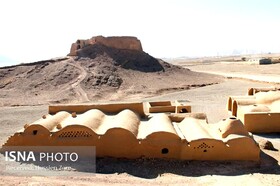 جاذبه برج خاموش روستای زرتشتی‌نشین چم در تفت