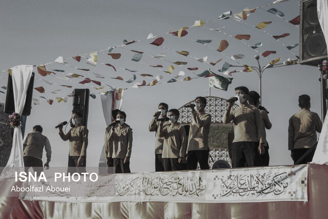 حرکت کاروان شادی به مناسبت عید غدیر در دارولایه مهریز