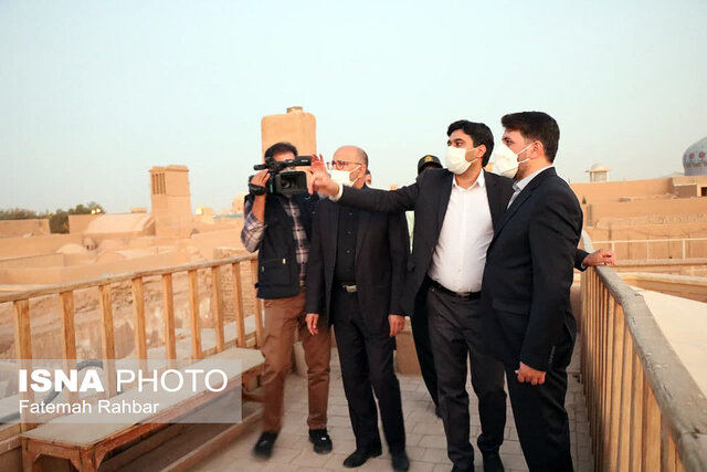 بازدید استاندار از بافت تاریخی یزد  