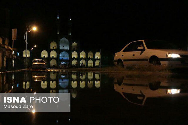 تداوم بارش‌ها در یزد/بارش ۴۰ میلیمتری در طزرجان و منشاد