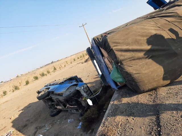 ۲ حادثه جاده‌ای و ۳ مصدوم در محور اردکان - نایین