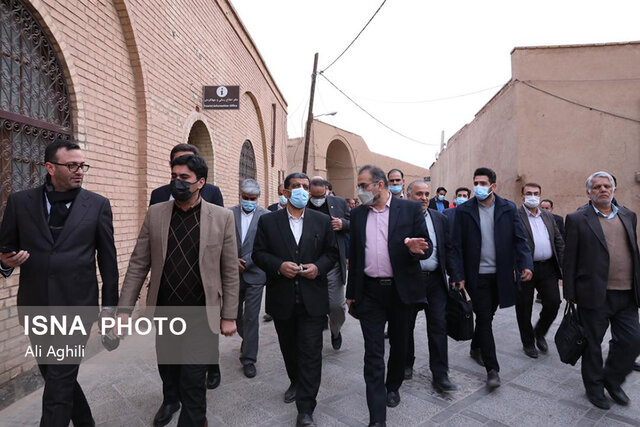 بازدید وزیر میراث از بافت جهانی یزد