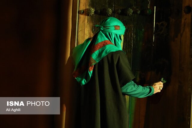 مراسم تعزیه بانوی قد کمان در یزد