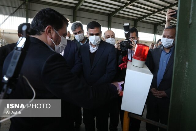 افتتاح طرحهای دهه فجر مهریز