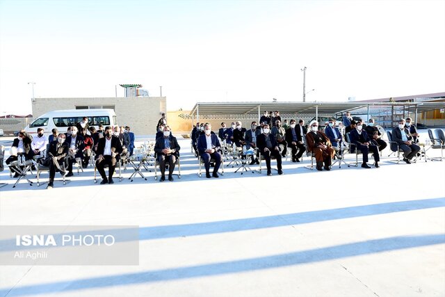 افتتاح طرحهای دهه فجر مهریز