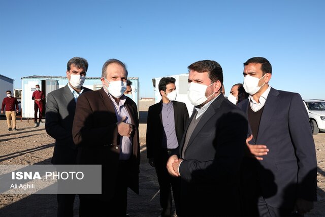 افتتاح طرحهای دهه فجر مهریز