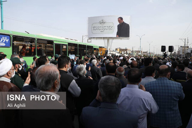 مراسم تشییع و تدفین رئیس فقید شورای شهر یزد