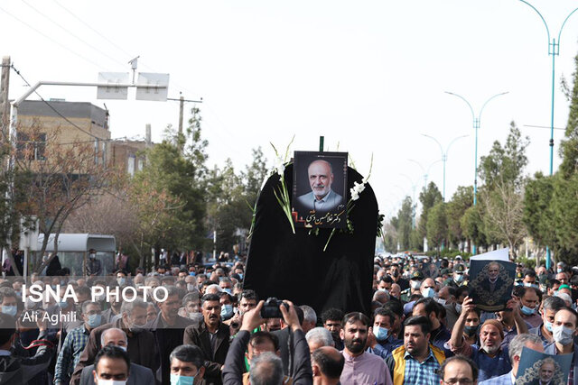 مراسم تشییع و تدفین رئیس فقید شورای شهر یزد