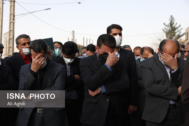 مراسم تشییع و تدفین رئیس فقید شورای شهر یزد 
