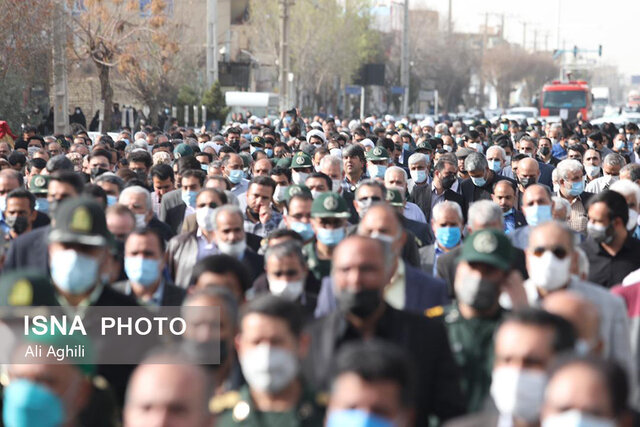 مراسم تشییع و تدفین رئیس فقید شورای شهر یزد