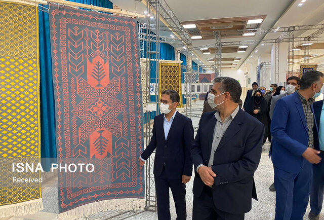 برپایی نمایشگاه دومین جشنواره ملی زیلوی برتر در میبد 
