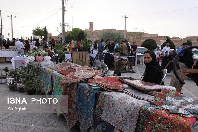 بازارچه نوروزی نوروزگاه بلوار بسیج یزد