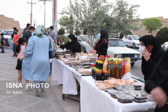 بازارچه نوروزی نوروزگاه بلوار بسیج یزد 