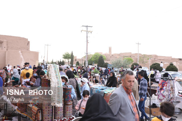 بازارچه نوروزی نوروزگاه بلوار بسیج یزد