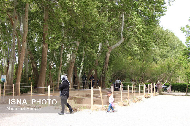 طروات بهار ۱۴۰۱ در باغ جهانی پهلوانپور مهریز