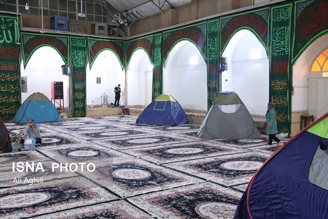 اسکان موقت مسافران نوروزی یزد در اماکن مسقف