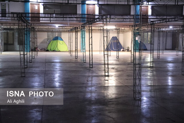 اسکان موقت مسافران نوروزی یزد در اماکن مسقف