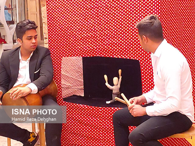 آموزش شهروندی با خمیه شببازی نوروزگاهی یزد