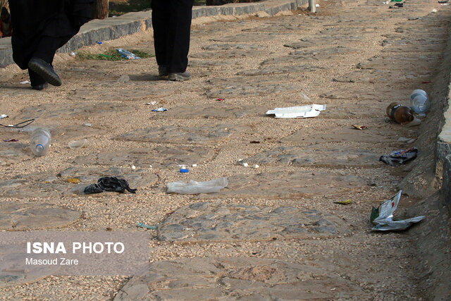 بجا مانده از روز طبیعت در طبیعت یزد