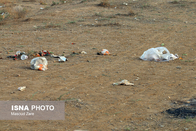 بجا مانده از روز طبیعت در طبیعت یزد