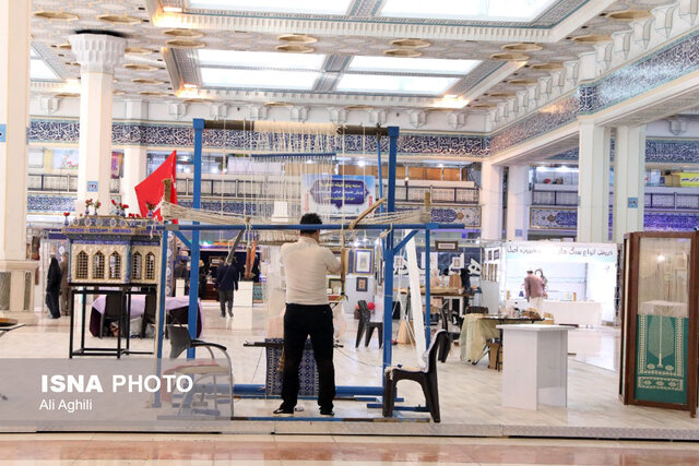 معرفی هنرهای کهن زیلوبافی و کاربافی استان یزد در نمایشگاه بینالمللی قران