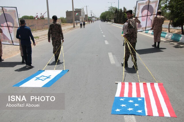 راهپیمایی مردم ولایت مدار مهریز در روز جهانی قدس