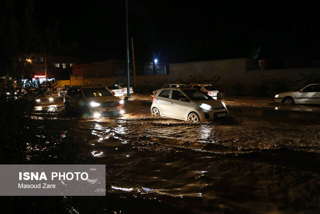 یزد غرق در آب