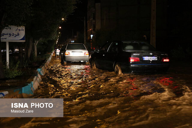 یزد غرق در آب