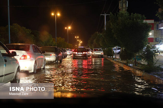 یزد غرق در آب