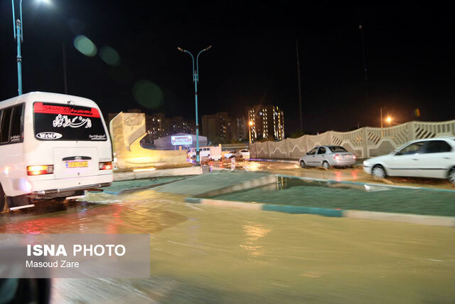 یزد غرق در آب