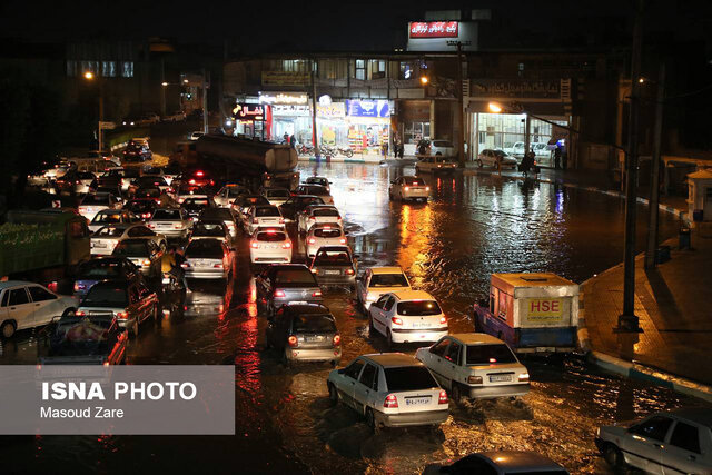 یزد غرق در آب