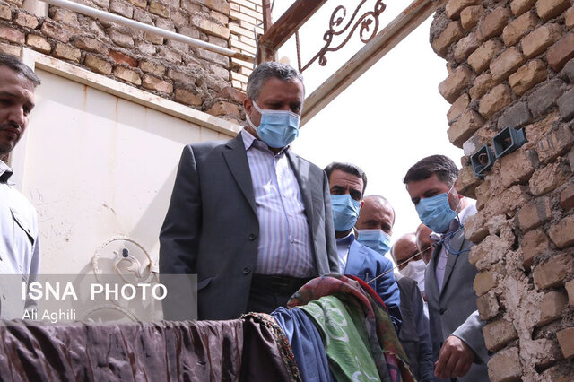 بازدید معاون رئیس جمهور از مناطق سیلزده یزد