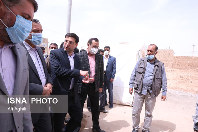 بازدید معاون رئیس جمهور از مناطق سیلزده یزد 