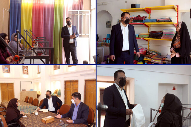 گسترش و ترویج هنر کاربافی اردکان در قالب طرح توسعه مشاغل خانگی