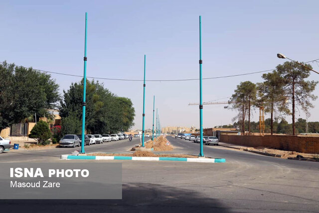 سه بلوار شهر یزد تا پایان خرداد روشن میشود