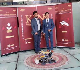 راهیابی ربات دانشجوی دانشگاه علم و هنر به مرحله نهایی رقابت علمی کنز