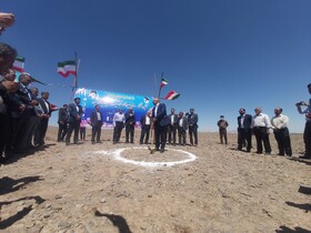 نیروگاه خورشیدی ۲۰ مگاواتی غدیر بهاباد کلنگ زنی شد