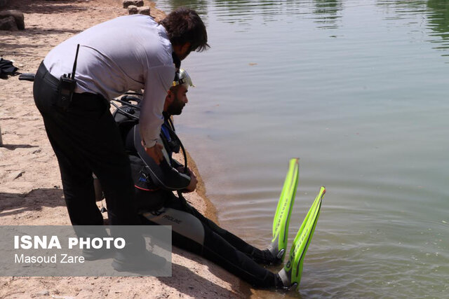 دریاچه کوهستان یزد جان پسر ۱۲ ساله را گرفت