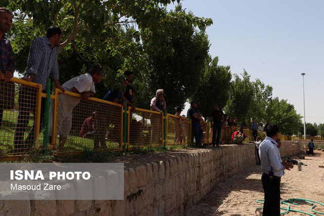 دریاچه کوهستان یزد جان پسر ۱۲ ساله را گرفت