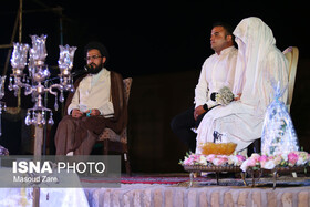 جشن زیباترین پیوند با حضور ۵۵ زوج جوان در یزد 