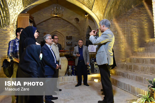 خبرنگاران از مسیر گردشگری آب شهر میراث جهانی دیدن کردند