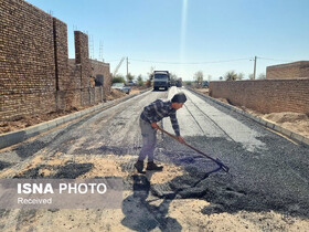 معابر روستاهای بخش مرکزی بهاباد آسفالت شد