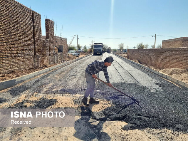 معابر روستاهای بخش مرکزی بهاباد آسفالت شد