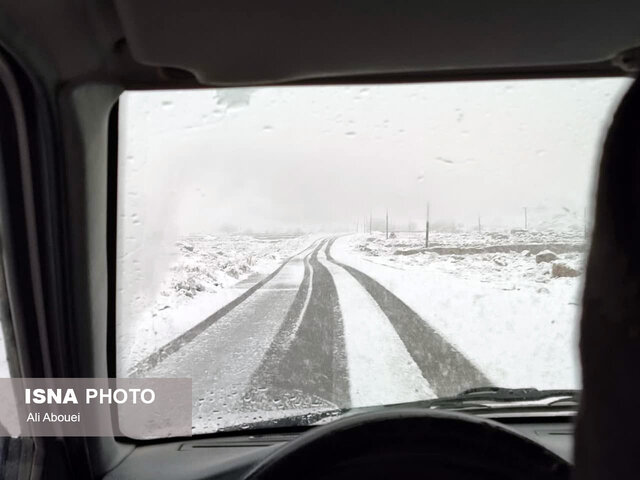 بارش برف در ییلاقات مهریز