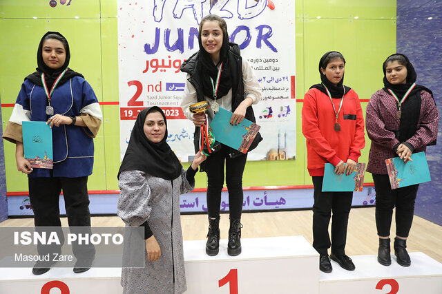 پایان مسابقات بینالمللی اسکواش «یزدجونیور» با معرفی برترینها