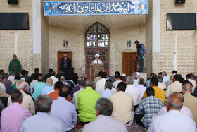 اقامه نماز عید قربان در مسجد آخوند ملااسمائیل یزد