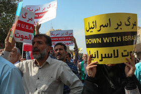 راهپیمایی مردم یزد در محکومیت جنایات رژیم صهیونیستی در فلسطین