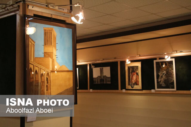 برپایی نمایشگاه گروهی هنرمندان نقاش مهریز