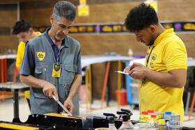 مسابقات ملی مهارت صافکاری و نقاشی خودرو در یزد