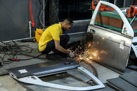 مسابقات ملی مهارت صافکاری و نقاشی خودرو در یزد